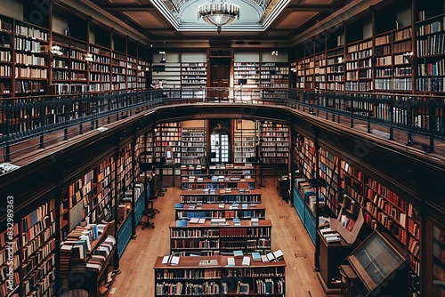 A library with books titled after famous economic theories © crescent
