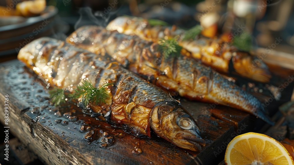 St. John’s Celebration: Enjoying Grilled Sardines on the Streets of Oporto, Embracing the Festive Atmosphere of a Popular Portuguese Party. St. John’s Celebration: Enjoying Grilled Sardines on the Streets of Oporto, Embracing the Festive Atmosphere of a Popular Portuguese Party.