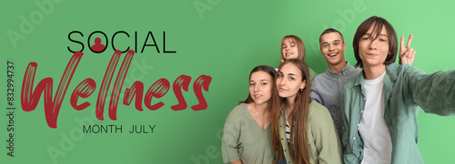 Group of teenage students t...