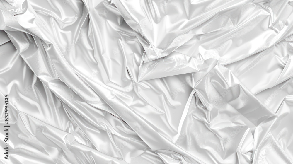 wavy crumpled transparent plastic, background texture wavy crumpled transparent plastic, background texture
