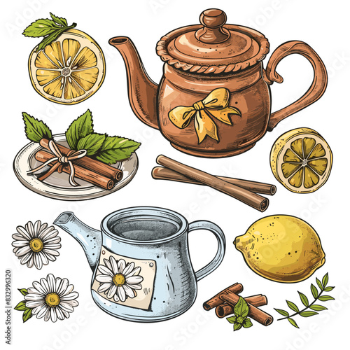 floral and herbal tea