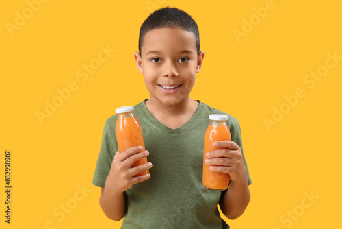 Little African-American boy...