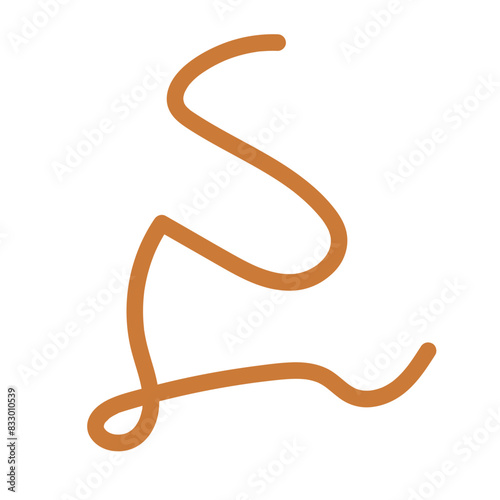 Colorful Squiggly Lines Vector 