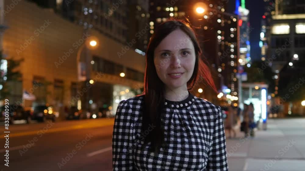 Lifestyle Portrait of Young Beautiful Confident Woman in The City Lifestyle Portrait of Young Beautiful Confident Woman in The City
