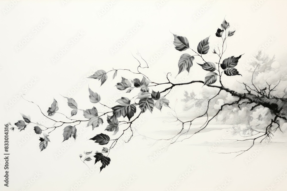 Naklejka premium Windy days - Generative AI