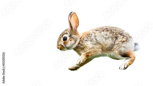 Rabbit isolated on a transparent background, PNG, Ai