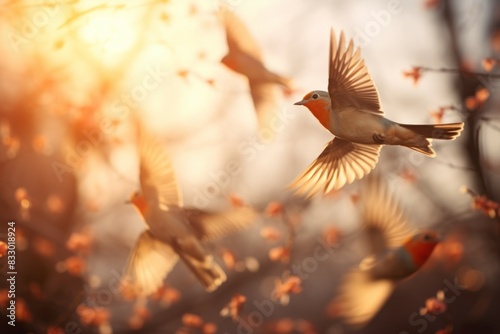 Bird migrations - Generative AI