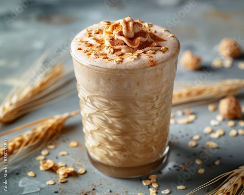 Wholegrain Smoothie with Almonds and Wheat