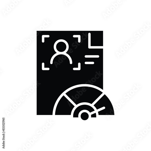debtor solid icon vector design good for website and mobile app