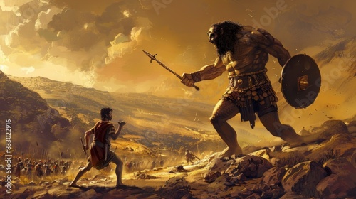 David and Goliat