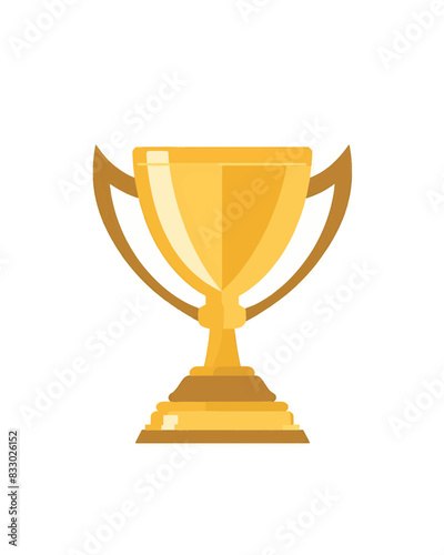 winner #1 trophy number one winner's golden shine winner's circle brand new award sweepstakes winning sharp handle blank name plate trophy resizable vector generative ai 