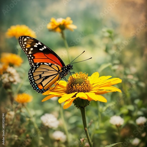 butterfly on flower © Tahir