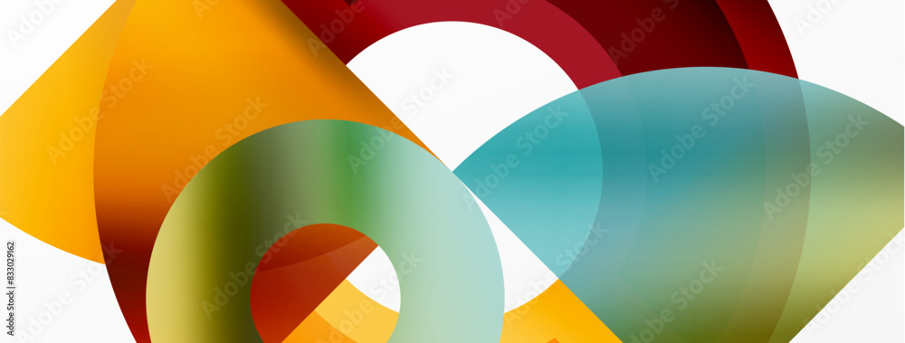 Round elements and circles geometric minimal composition background. Vector Illustration For Wallpaper, Banner, Background, Card, Book Illustration, landing page Round elements and circles geometric minimal composition background. Vector Illustration For Wallpaper, Banner, Background, Card, Book Illustration, landing page