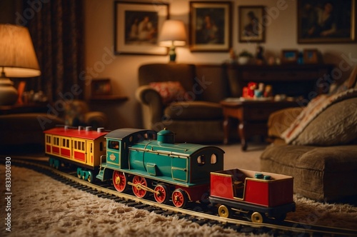 Children Toy Train, Nostalgic Living Room, Family Photo Album, Childhood Memories, Warm Photography, Nostalgic Memories