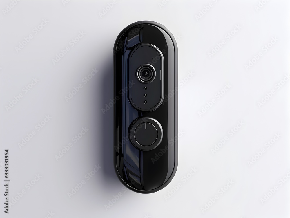 D Rendered Doorbell on White Background D Rendered Doorbell on White Background