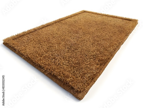 of a Welcome Doormat on White Background photo