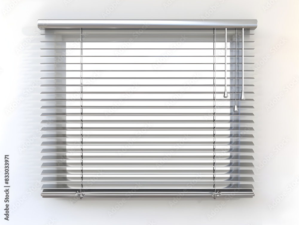 D Rendered Isolated Window Blind on White Background D Rendered Isolated Window Blind on White Background