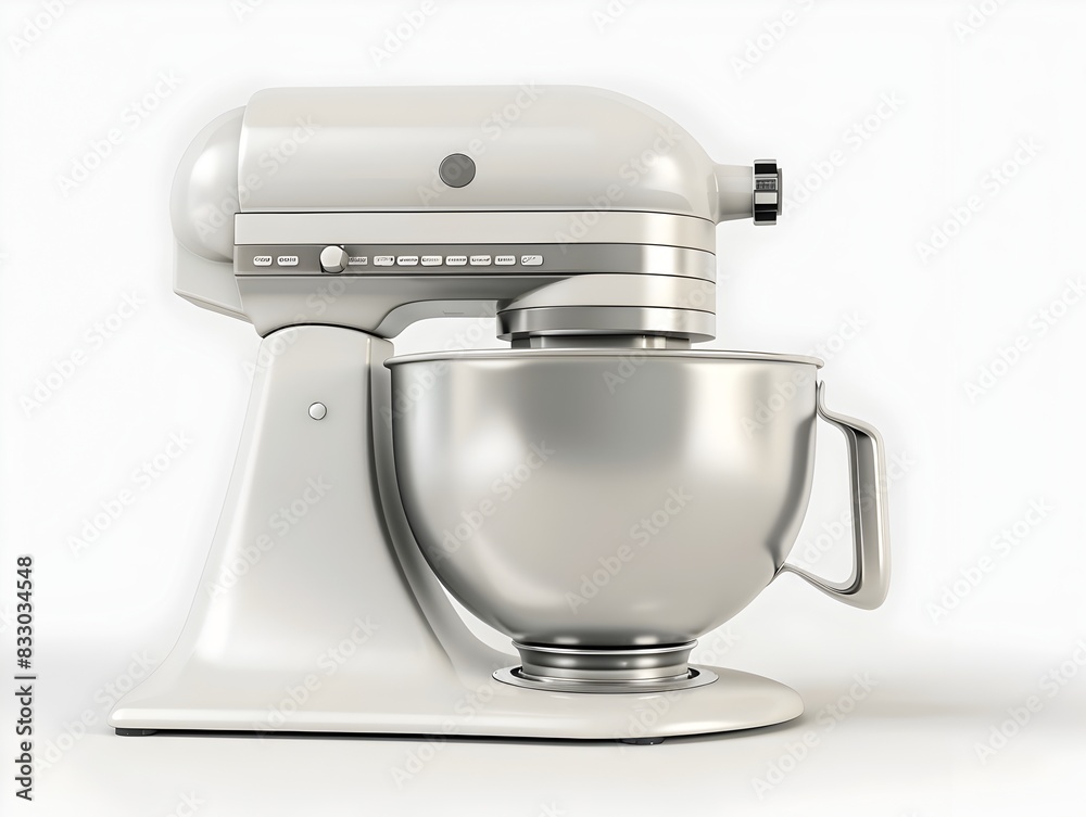 of Isolated Stand Mixer on White Background of Isolated Stand Mixer on White Background