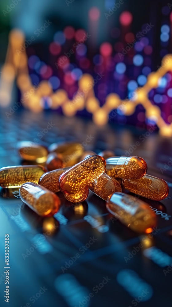 close up of yellow pills close up of yellow pills