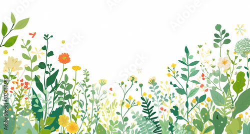 background with flowers