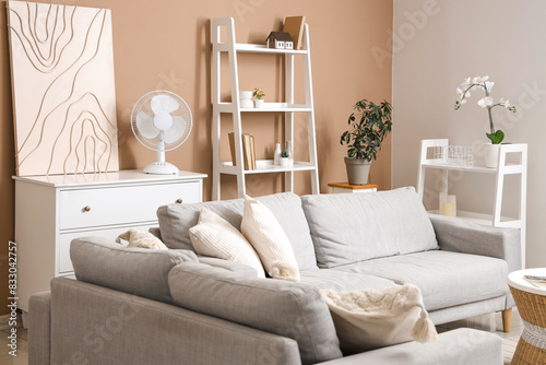 Modern living room interior...