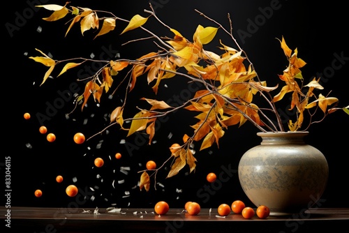 Falling leaves - Generative AI