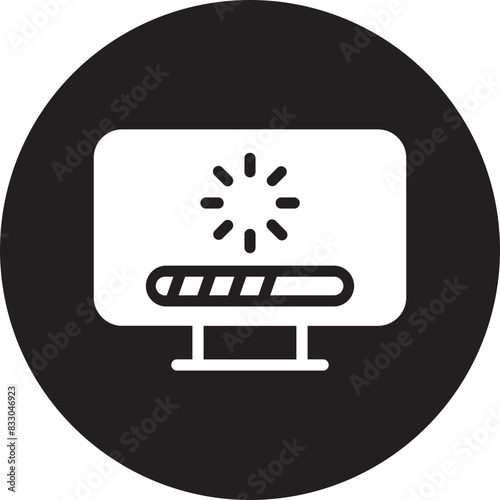 loading glyph icon