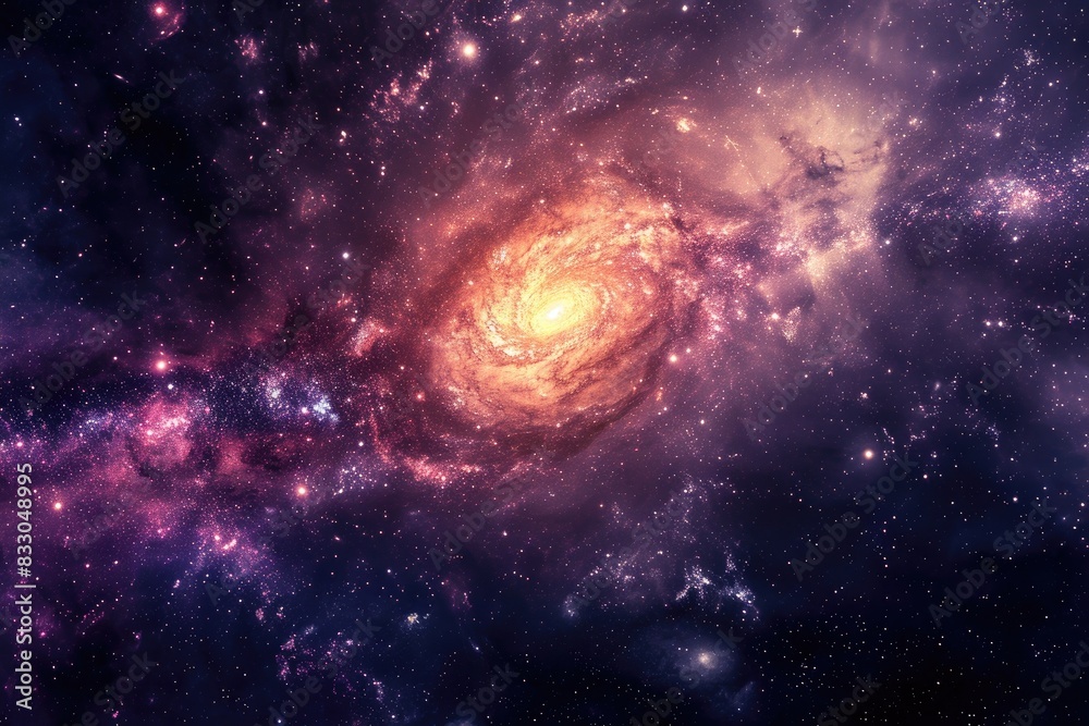 Celestial wonders painted in vibrant hues Celestial wonders painted in vibrant hues