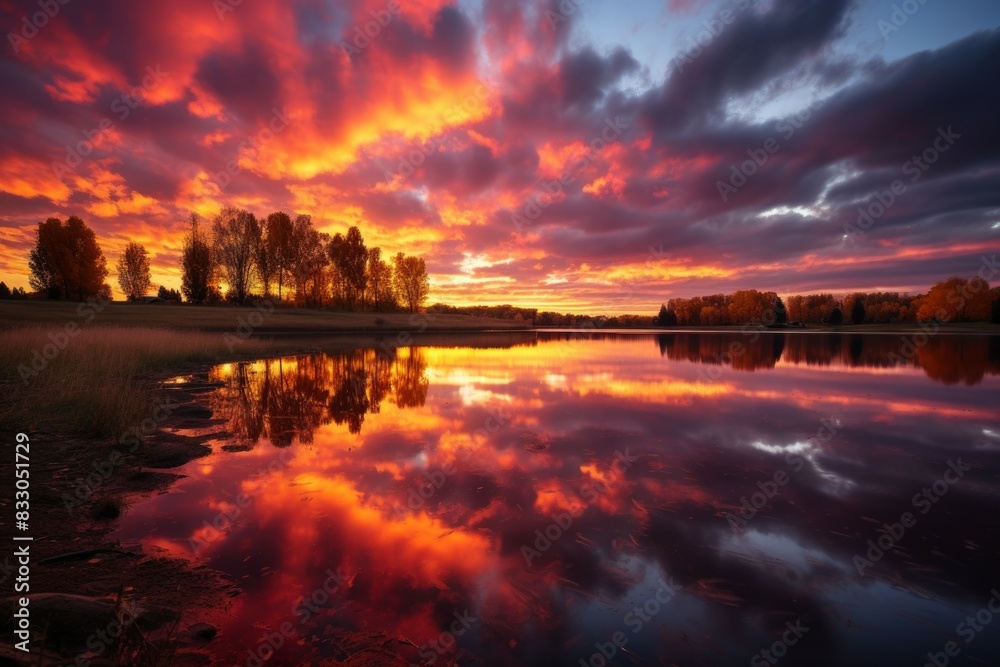 Autumn skies - Generative AI Autumn skies - Generative AI