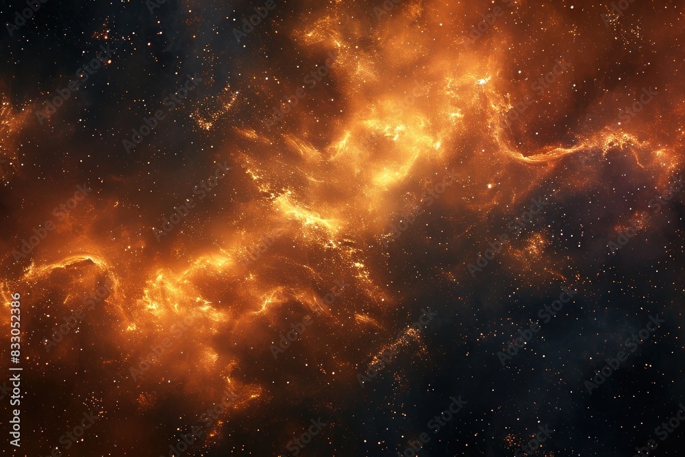 Radiant cosmic backdrop in vivid hues Radiant cosmic backdrop in vivid hues
