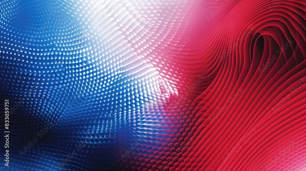 Abstract background in red and blue with blurred motion and halftone pattern Abstract background in red and blue with blurred motion and halftone pattern