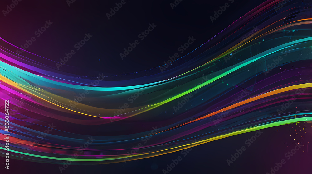 Light abstract background with swirling neon patterns Light abstract background with swirling neon patterns