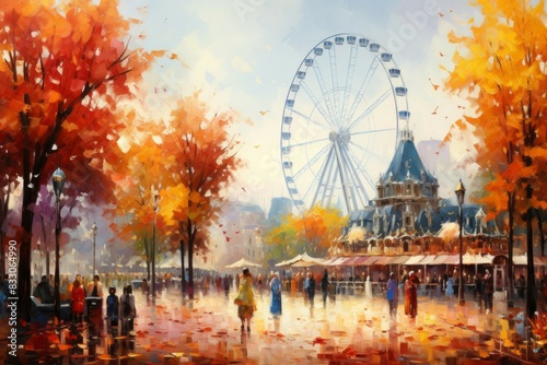 Wallpaper Mural Autumn fairs - Generative AI Torontodigital.ca