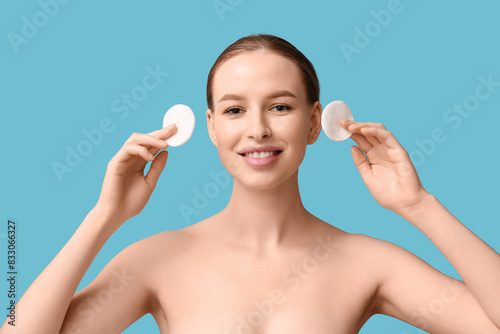 Beautiful young happy woman...