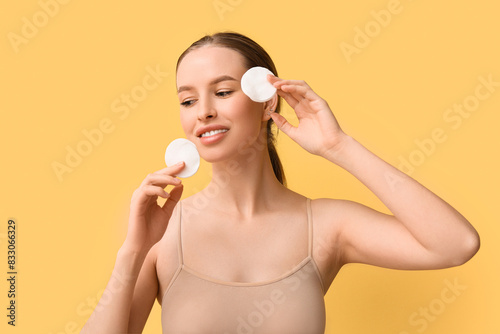Beautiful young happy woman...