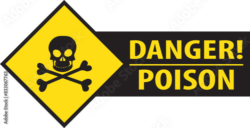 Danger poison sign.eps
