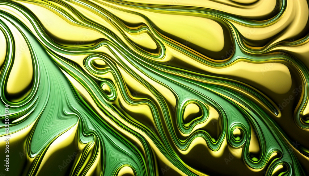 yellow green metal background yellow green metal background