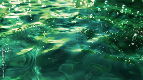 An Abstract Blurred Transparent Green Background

