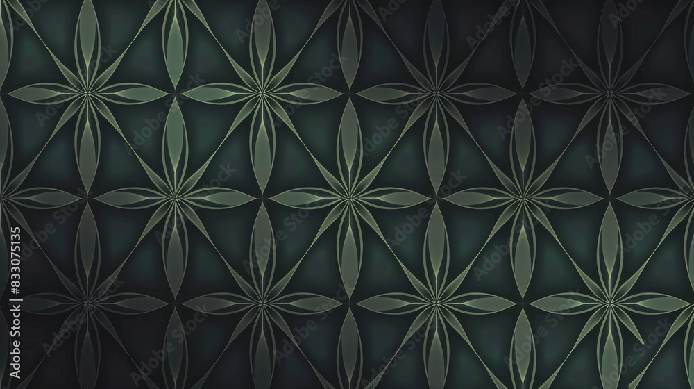 seamless pattern, dark grey and green geometric design with a subtle gradient in the background seamless pattern, dark grey and green geometric design with a subtle gradient in the background