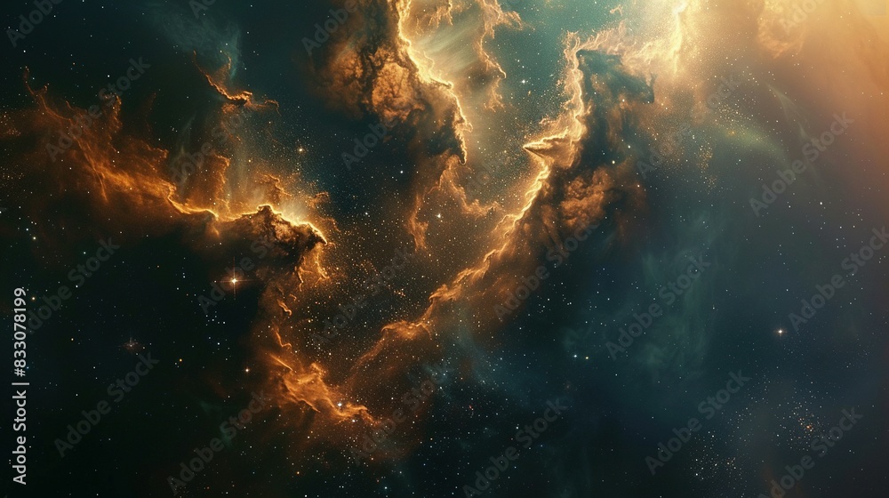 Exploring the Universe: Astronaut Spacewalk in Cosmic Art