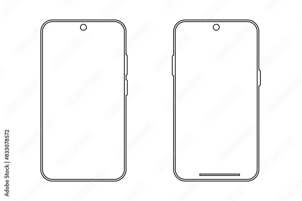 mobile rotation icon set. device rotate symbol for apps and website ...