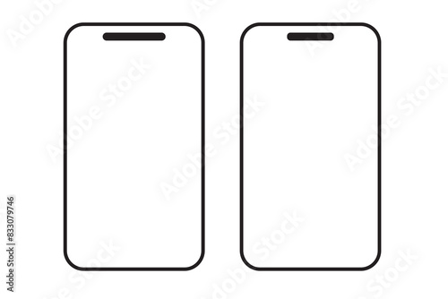 Smartphone Mock-up for application, game, and web page view
