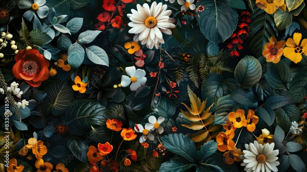 Floral and Foliage Combination in the Wild Floral and Foliage Combination in the Wild