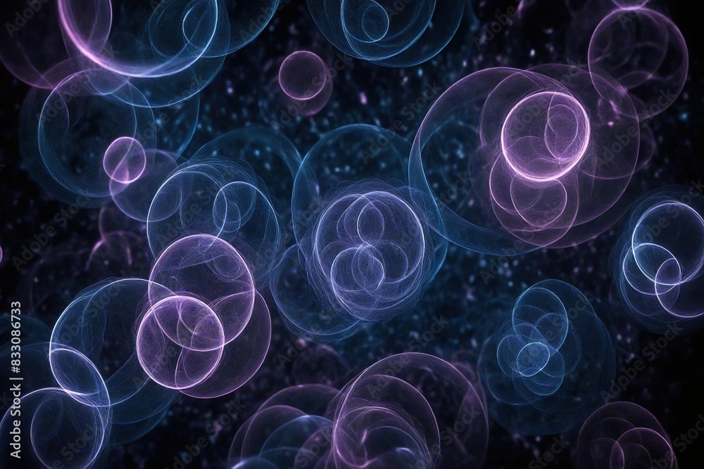 abstract background with circles abstract background with circles