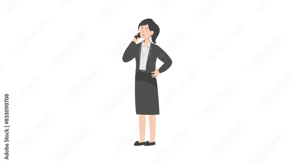 Business Woman Using Smartphone Business Woman Using Smartphone