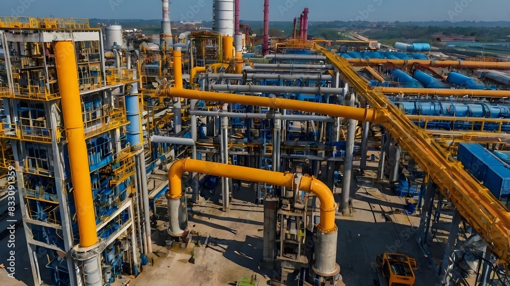Exploring the Intricate Network of Pipes and Machinery in an Industrial Setting Exploring the Intricate Network of Pipes and Machinery in an Industrial Setting