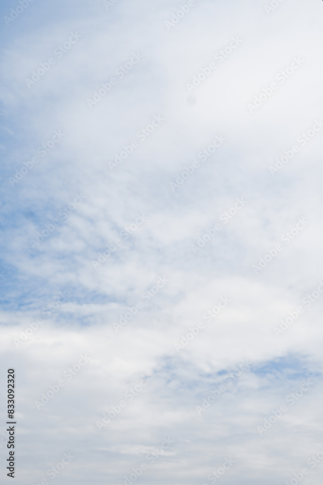 Obraz premium Calm blue sky with clouds