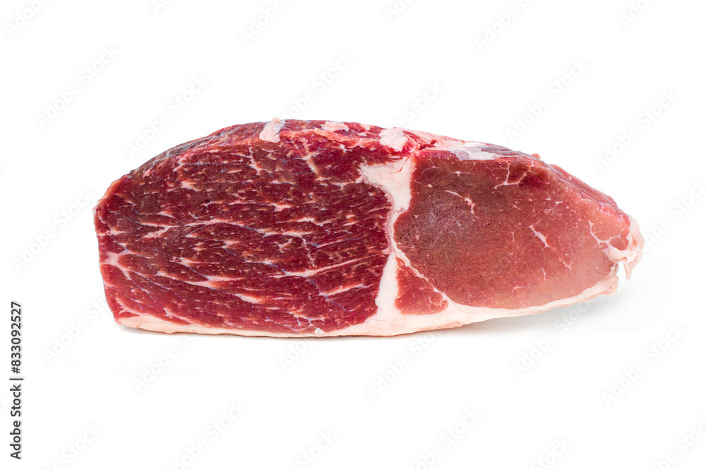 Fresh beef isolated on white background.Phon Yang Kham beef, Thailand Fresh beef isolated on white background.Phon Yang Kham beef, Thailand