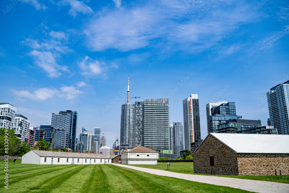 Fort York National Historic Site is an early 19th-century military fortification in the Fort York neighborhood of Toronto. Fort York National Historic Site is an early 19th-century military fortification in the Fort York neighborhood of Toronto.
