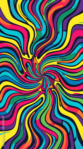 Wallpaper Mural Hypnotic phone background,  the wonder of staring at it, which can be used in a variety of graphic designs. Torontodigital.ca